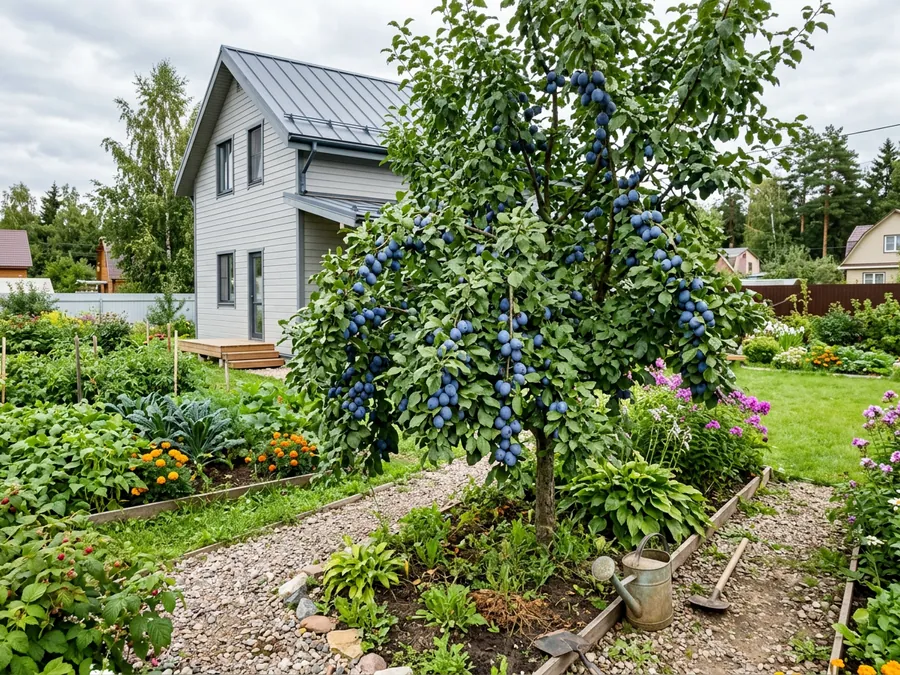 Слива домашняя в саду: как выглядит на участке среди других посадок