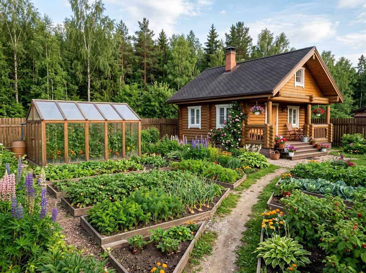 Планировка семейного участка 20 соток с бассейном и детской зоной